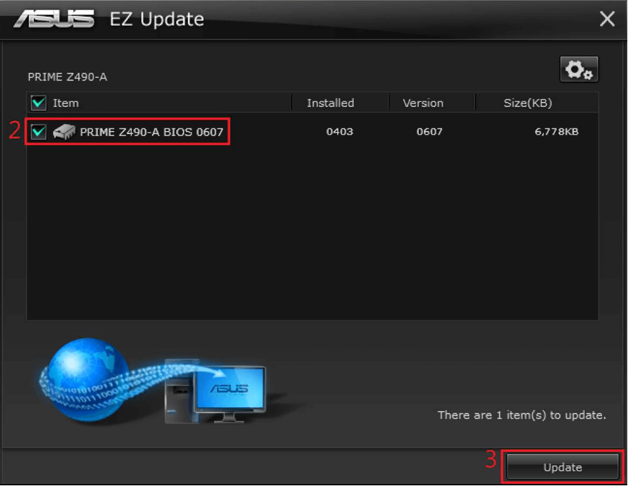 BIOS aus dem Windows-System aktualisieren - Schritt 6
