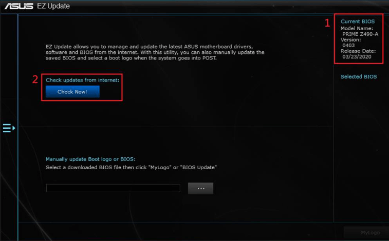 BIOS aus dem Windows-System aktualisieren - Schritt 6