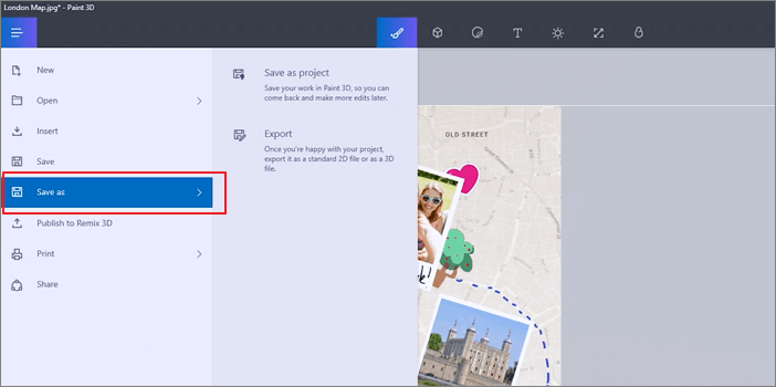 Fehlende Kopfzeile manuell wiederherstellen - Für Bilder