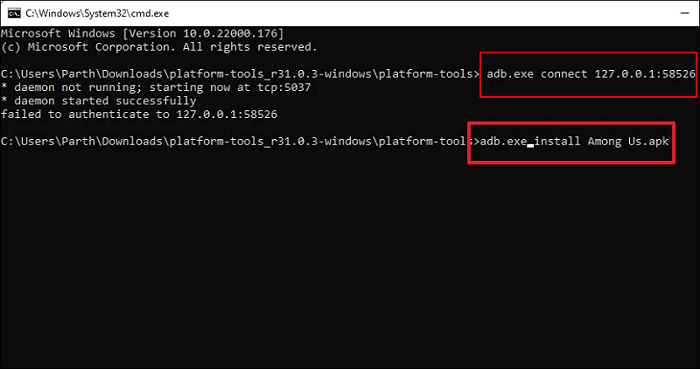 APK unter Windows 11 installieren