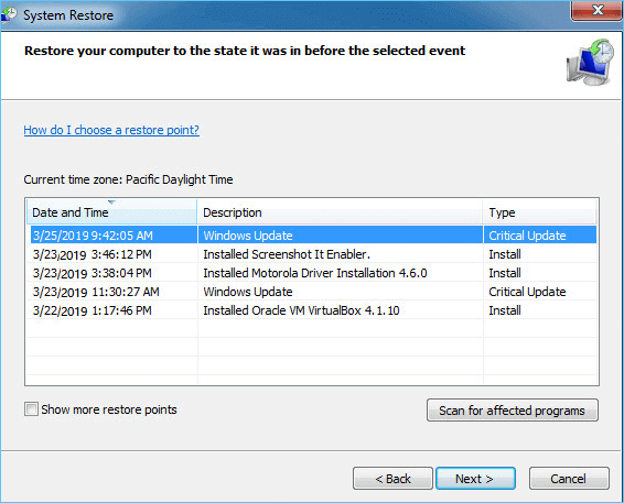 Verlorene Dateien nach der Systemwiederherstellung retten