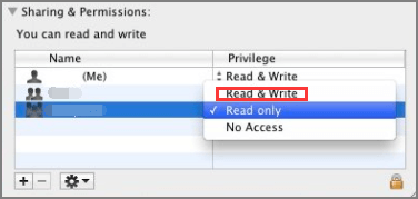 Lesen und Schreiben wählen