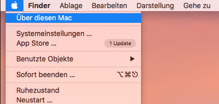 Klicken Sie auf diesen Mac yo um Speicherplatz auf dem Mac freizugeben