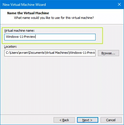 Windows 11 auf VMware installileren - Schritt 6