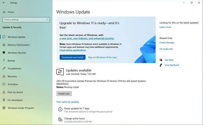Windows-Update überprüfen