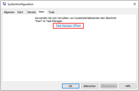 Task-Manager öffnen