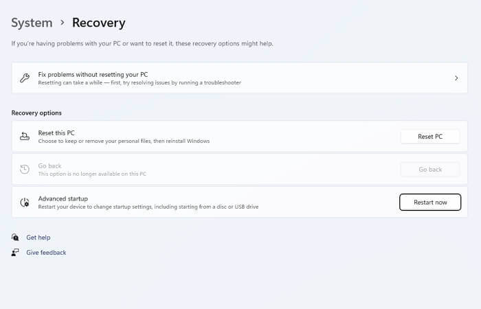 Problem via Windows Starthilfe beheben
