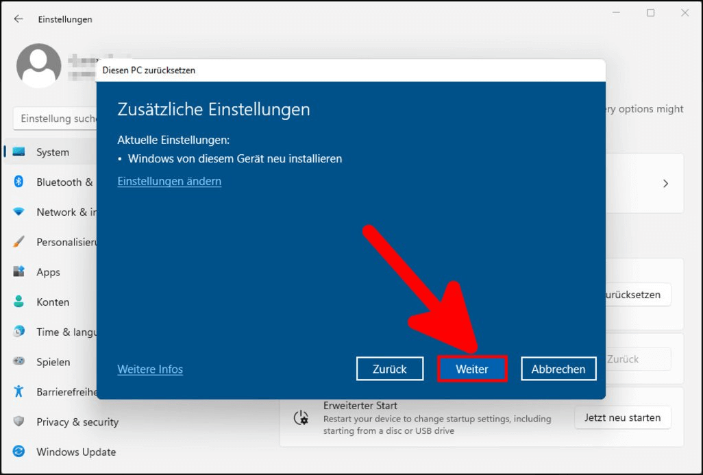 Windows 11 zurücksetzen - 5