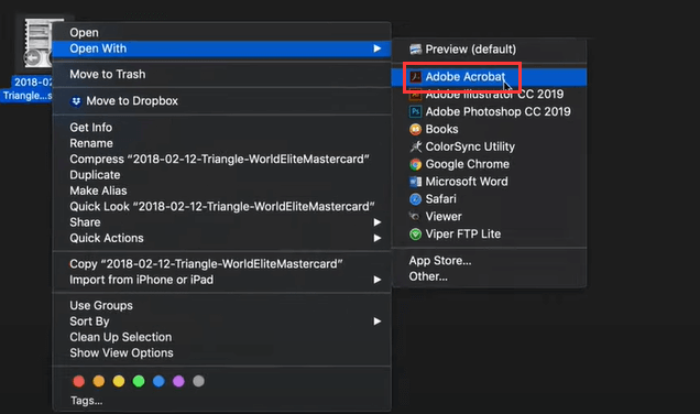Texte in PDF mit Adobe Acrobat unterstreichen - PDF-Datei öffnen