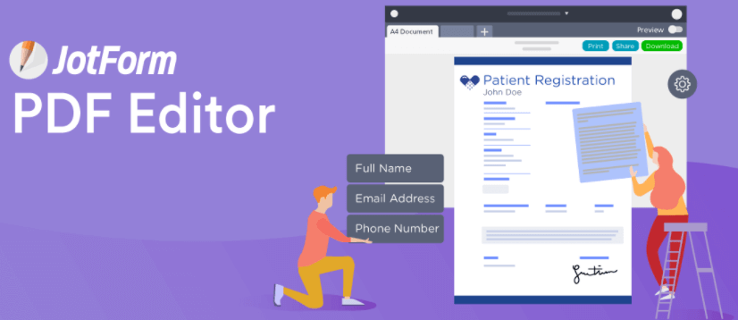 Top 3 PDF-Editoren für Mac - JotForm PDF-Editor