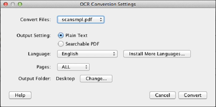 Kostenlose PDF OCR-Software - PDF OCR X