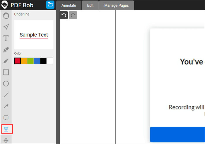 Texte in PDF online kostenlos unterstreichen