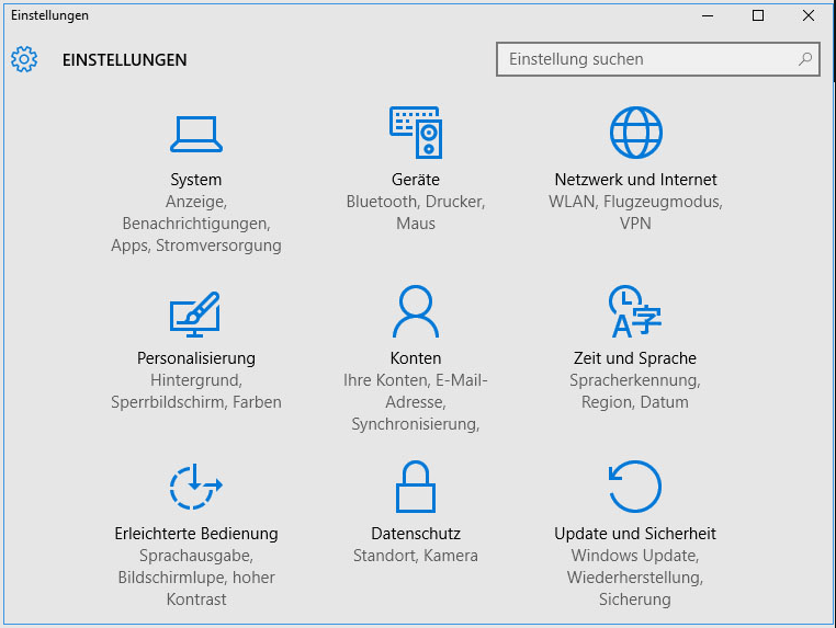 Windows 10: Toshiba Laptop auf Werkseinstellungen zurücksetzen -1