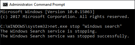 Windows Search deaktivieren