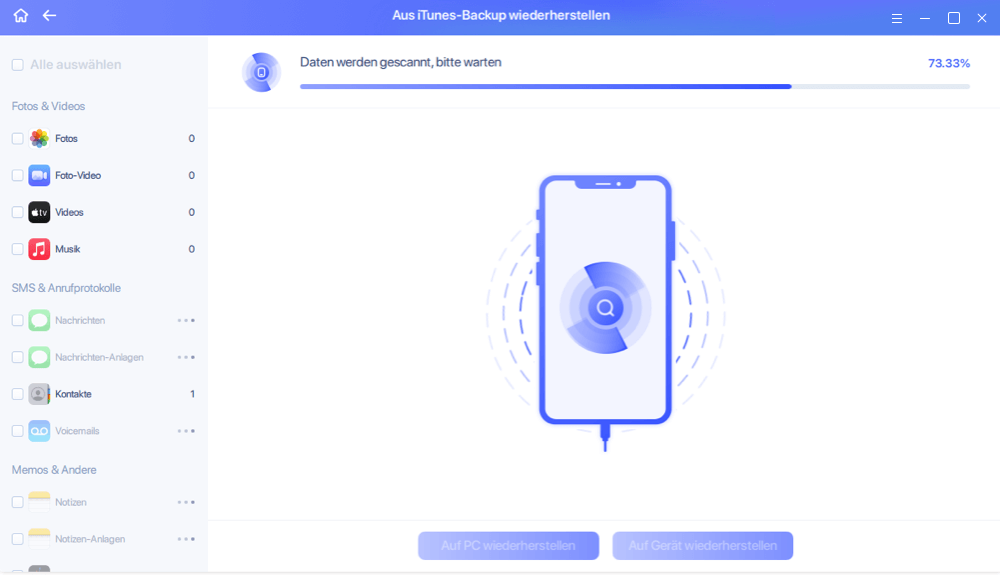 Daten vom iPhone wiederherstellen - 2