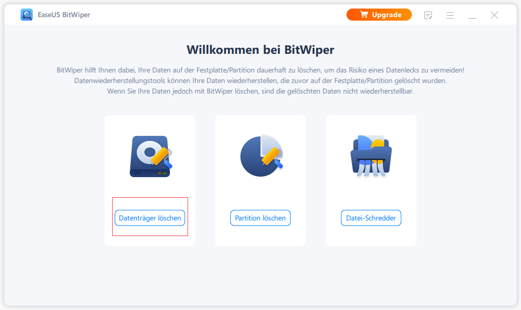 Datenträger löschen