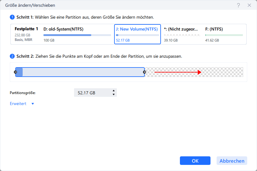 Smart-Größenänderung - Schritt 4