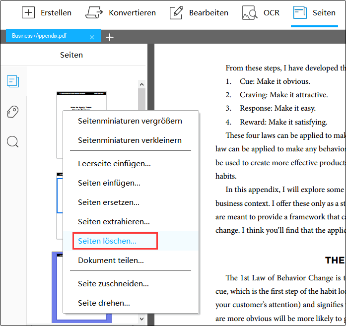 So löschen/entfernen Sie leere Seiten aus PDF-Dateien - EaseUS