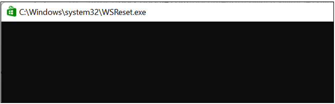 Microsoft Store Cache löschen