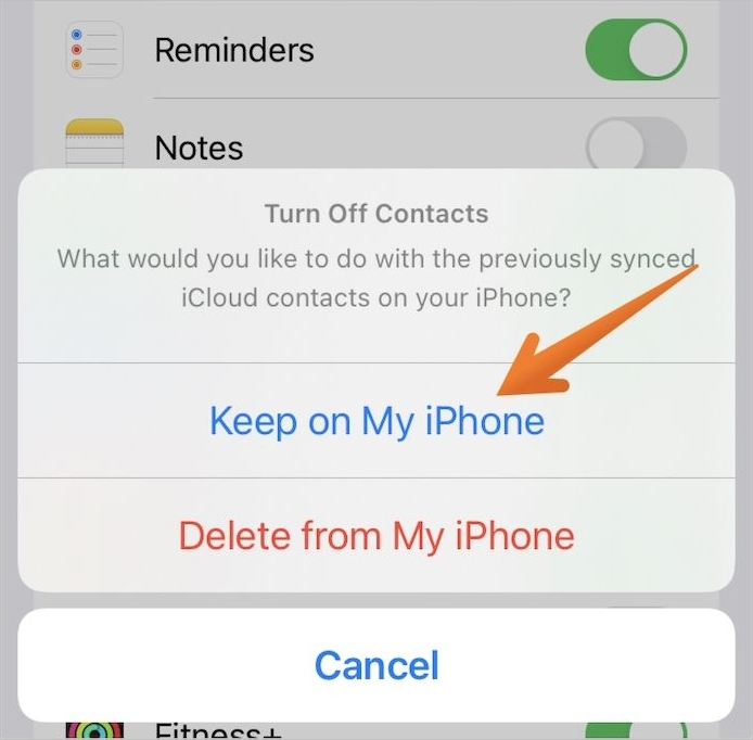 bleib auf meinem iphone