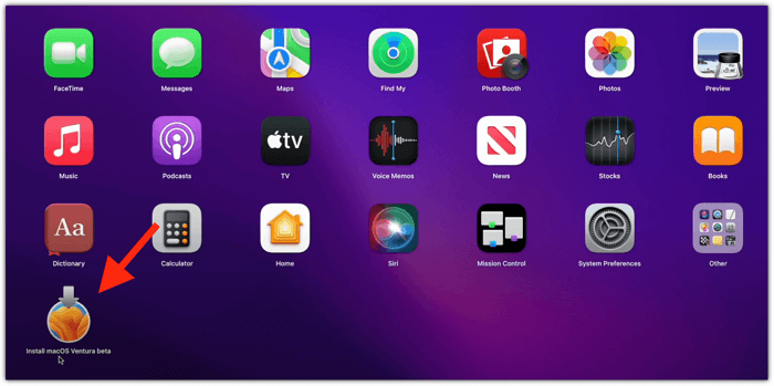 macOS Ventura auf einem neuen Volume installieren