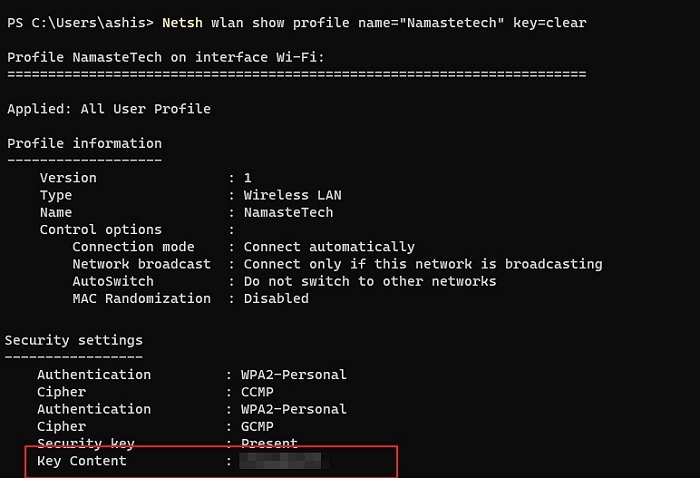 Gespeicherte Wifi-Passwörter mit CMD finden