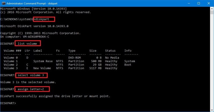 Laufwerksbuchstaben zuweisen