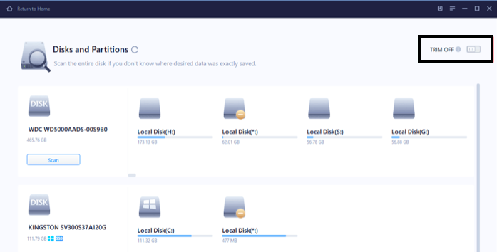 Trimmen auf ssd aktivieren