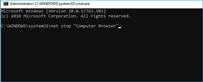 Netzstopp Computer-Browser