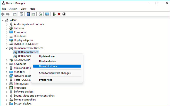 Gerät deinstallieren
