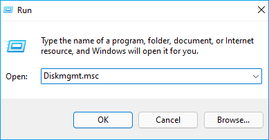 Datenträgerverwaltung öffnen