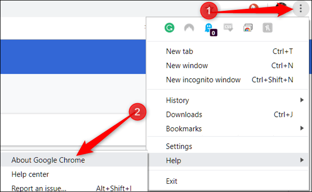 Navigieren Sie zu Google Chrome