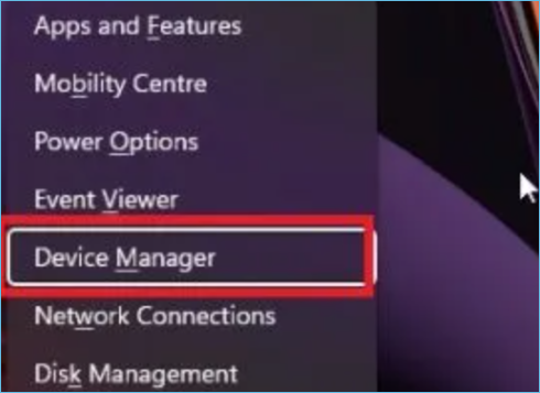 Gerätemanager öffnen