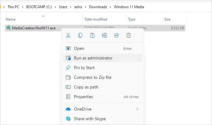 Windows-Media-Tool ausführen