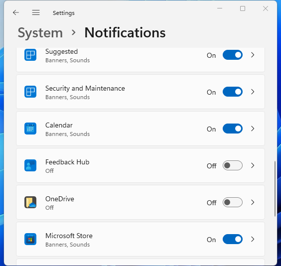 Alle unbequemen Optionen ausschalten