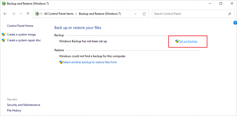 Sichern Sie Windows 11-Dateien mit Backup und Restore - 2
