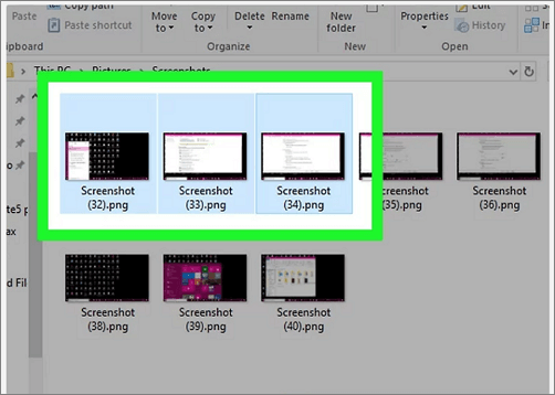 Dateien auswählen und kopieren