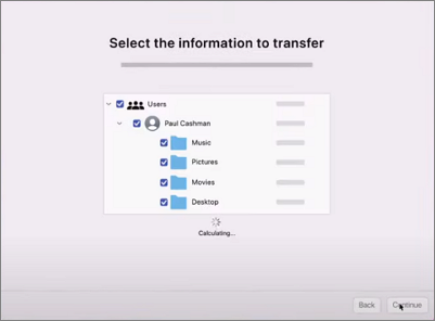 Wählen Sie die Daten aus und klicken Sie auf Weiter
