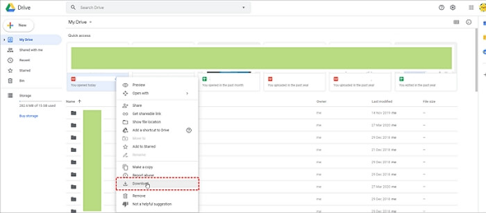 googledrive herunterladen