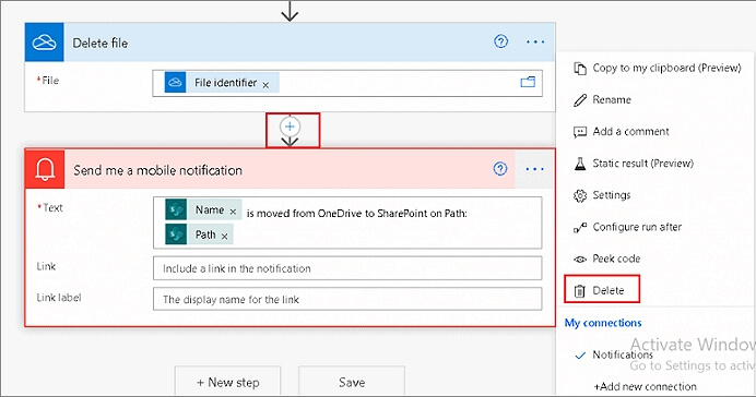 Senden Sie mir eine mobile Benachrichtigung