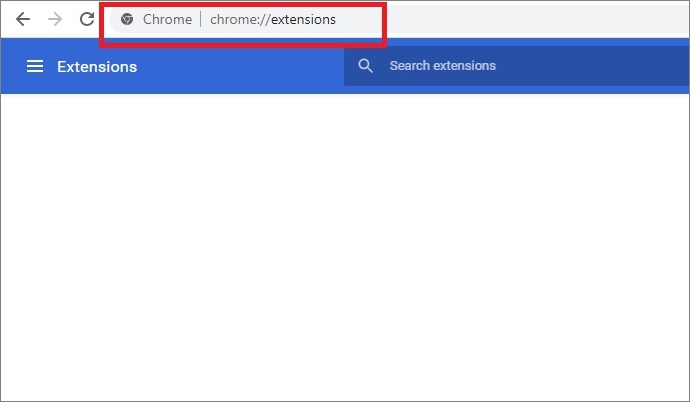 Chrome extension eintippen