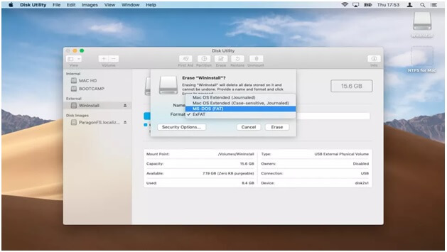 Führen Sie das Festplattendienstprogramm aus