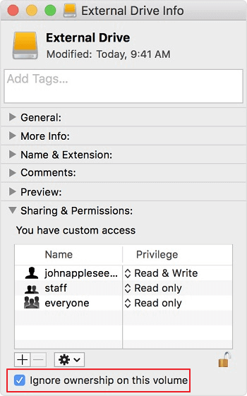 Ignorieren Sie die Berechtigung für das Toshiba-Laufwerk