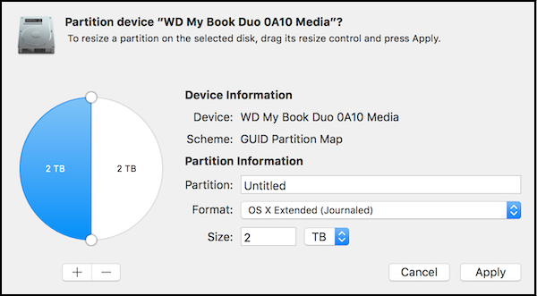 Dateigröße und Datei auswählen