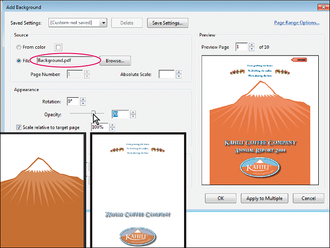 Mit Adobe Acrobat einen Hintergrund für PDF-Dateien einfügen