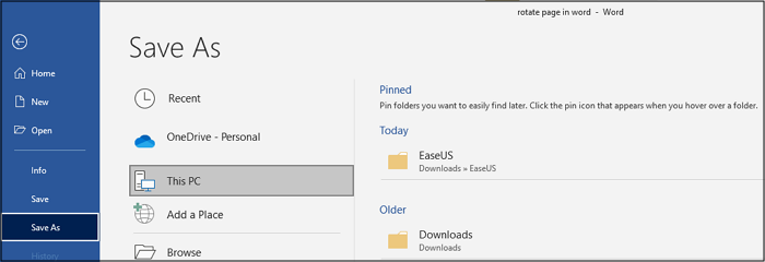 Bearbeitete PDF-Datei speichern