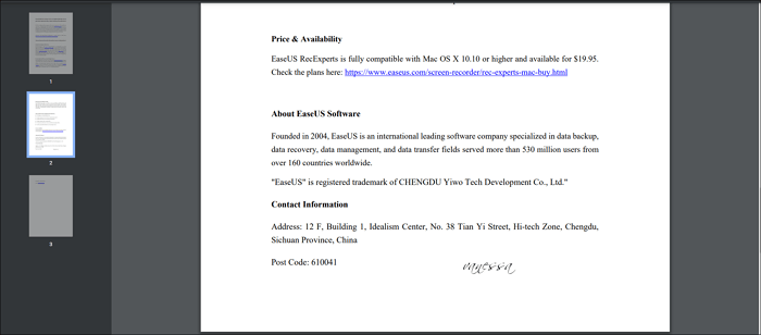 Bearbeitete Datei speichern